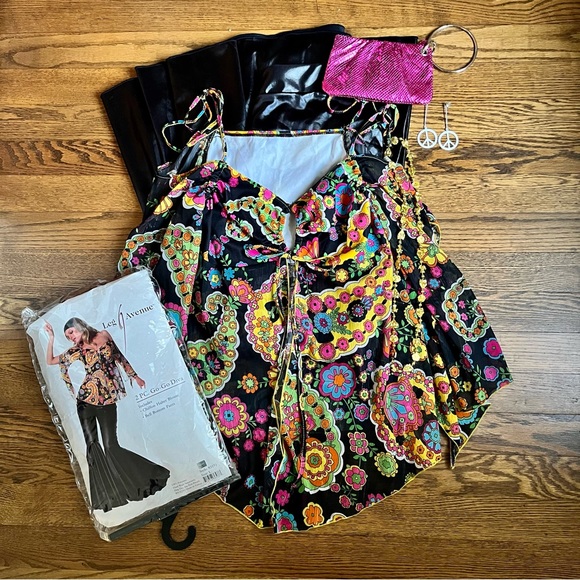 Leg Avenue Other - ☮️ Leg Avenue Halloween Costume Accessories 70’s Go Go Diva Disco Hippie M L